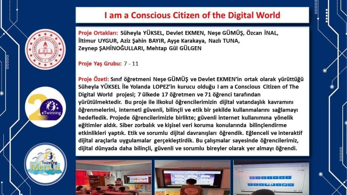 Dijital Vatandaşlık Projesi ile Bilinçli Nesiller Yetişiyor